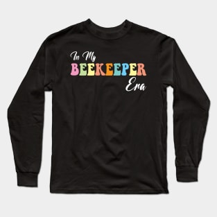 Retro Groovy In My Beekeeper Era Long Sleeve T-Shirt